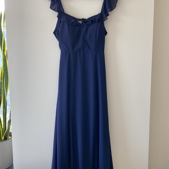 BHLDN Diana Dress in Midnight or Navy - Picture 7 of 12